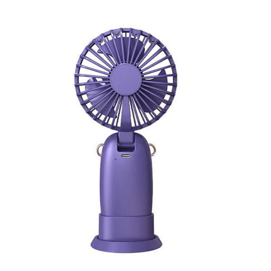 Redled Ανεμιστηράκι USB 5W Μωβ RP-29694