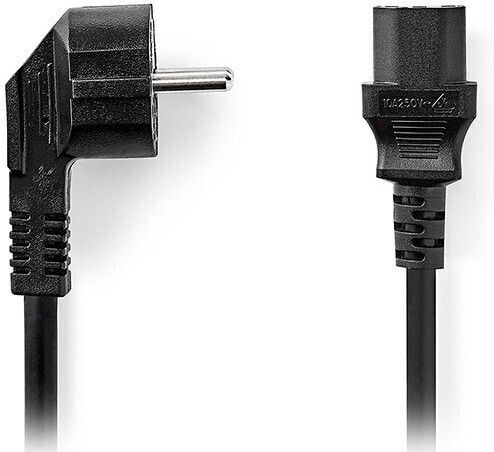 Nedis Cable Schuko - Schuko 2m (CEGL10000BK20) 1pcs