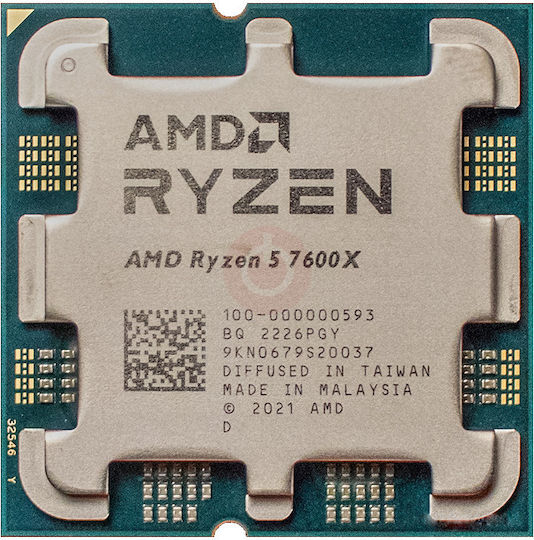 AMD Ryzen 5 7600X 4.7GHz Processor 6 Core for Socket AM5 Tray