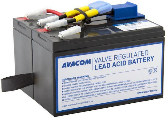 Avacom UPS Batterie mit Kapazität 0.7Ah und Spannung 12V AVA-RBC48 1Stück