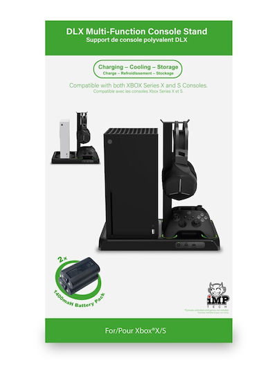 Imp Tech Dlx Multi Function Charger Tower Stație de încărcare pentru 1 controller XBOX / Xbox Series X/S cu iluminare LED Negru