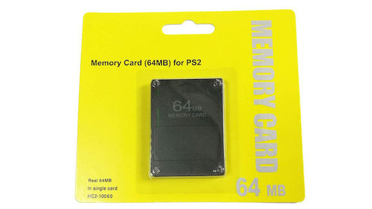Sony Memory CARD 64Mb for Playstation 2 Memory card for PS2 in Black color