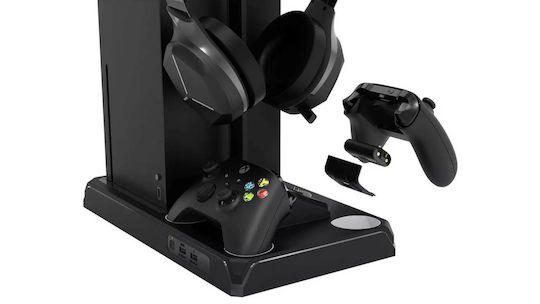 Imp Tech Dlx Multi Function Charger Tower Stație de încărcare pentru 1 controller XBOX / Xbox Series X/S cu iluminare LED Negru