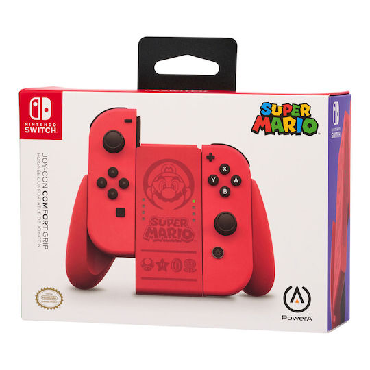 PowerA Hand GripΧειριστηρίου για Switch σε Κόκκινο χρώμα