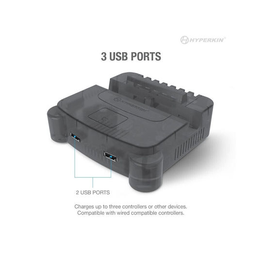 Hyperkin Retron S64 Konsolen-Dock Switch Rauchgrau Nintendo Switch