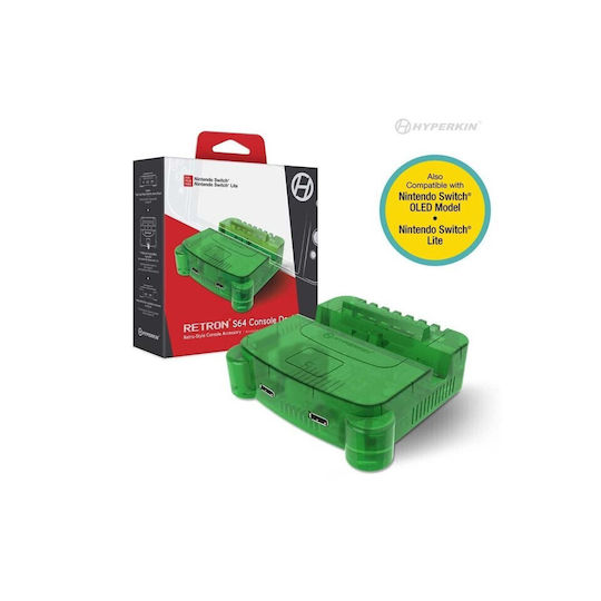 Hyperkin Retron S64 Konsole Dock Switch Limettengrün Nintendo Switch