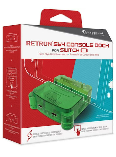 Hyperkin Retron S64 Konsole Dock Switch Limettengrün Nintendo Switch