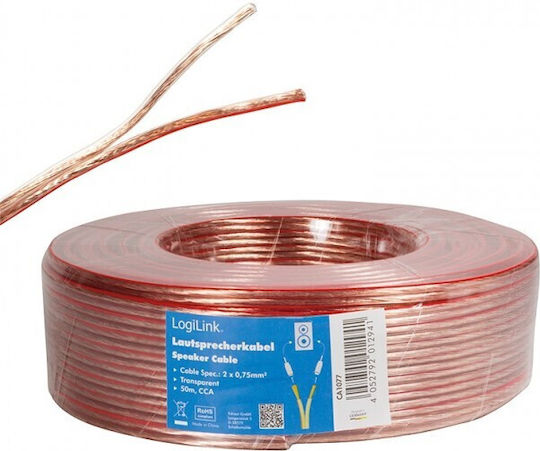 LogiLink Καλώδιο Ηχείου Ατερμάτιστο 50m (CA1077)