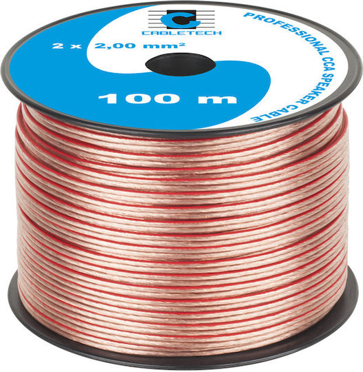 Cabletech Καλώδιο Ηχείου Ατερμάτιστο 100m (KAB0359)