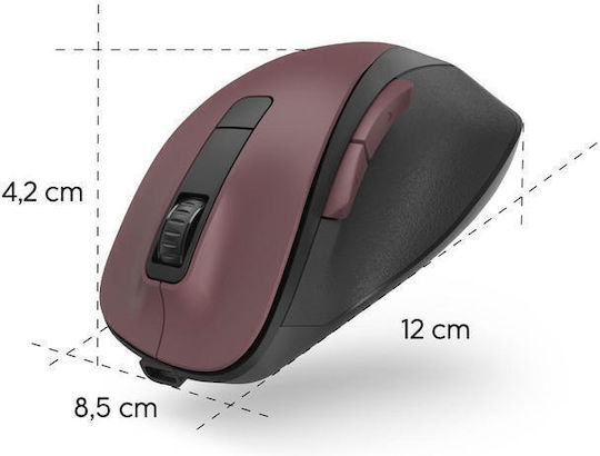 HAMA MW-500 Wireless Mouse Bordeaux
