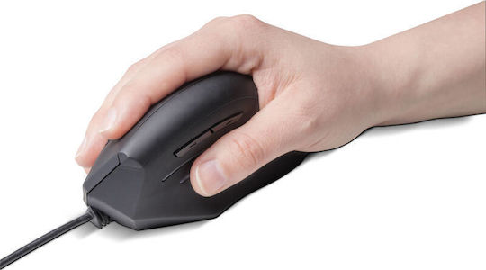 Connect IT CMO-2500 Ενσύρματο Εργονομικό Ποντίκι Μαύρο