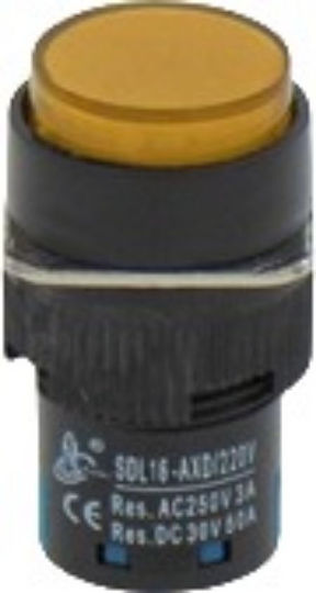 LED Indicator Light Yellow 10pcs (02.011.0112)