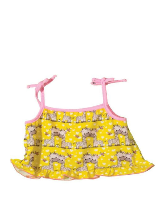 Tortue Kids Swimwear Swimwear Set Yellow & Pink