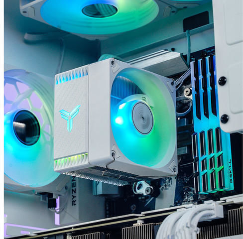 Jonsbo CR-1400 EVO CPU Cooling Fan with ARGB for 115x/1700/AM4/AM5 Socket White