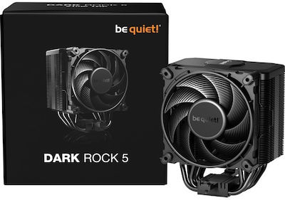 Be Quiet Dark Rock 5 CPU Kühlung für Socket /A/M/4/ /A/M/5/ /1/2/0/0/ /1/1/5/x/ /1/7/0/0/ Schwarz