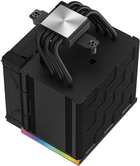Deepcool AK500 Digital Охладител за ЦПУ за Socket /A/M/4/A/M/5/1/2/0/0/1/1/5/x/1/7/0/0/ Черен