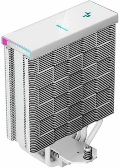 Deepcool AK400 Digital WH CPU Cooling Fan with ARGB for AM4/AM5/1200/115x/1700 Socket White