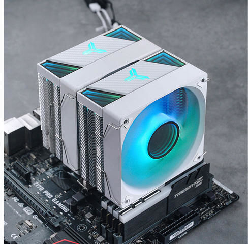 Jonsbo CR-3000 Ψύκτρα Επεξεργαστή Διπλού Ανεμιστήρα για Socket AM4/AM5/1200/115x/1700 με ARGB Φωτισμό Λευκή