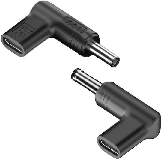 Powertech Βύσμα για Φορτιστή USB-C σε Sony 6.5x4.4mm, μαύρο YX-14