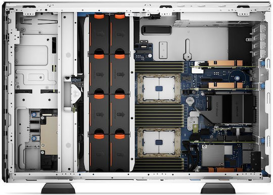 Dell Poweredge T550 (Xeon Argintiu 4310/16GB DDR4/480GB SSD/700W PSU/Fără sistem de operare)