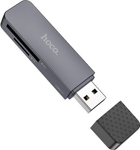 Hoco Card Reader Usb A 2.0 Hb45 Metal Gray