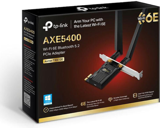 TP-LINK Archer TXE72E Wireless Card Wi‑Fi 6 (5378Mbps) PCI-e Card