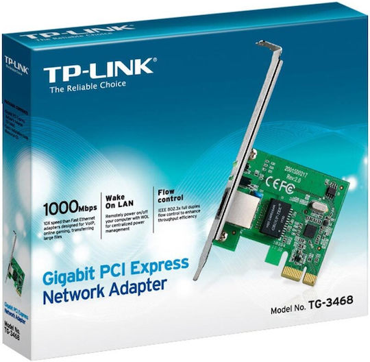 TP-LINK Wired Gigabit (1Gbps) Ethernet PCI-e Card