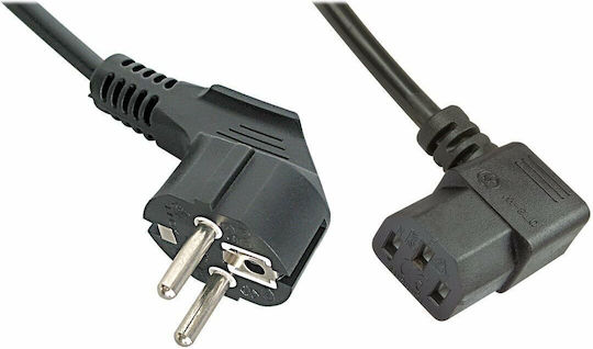 Lindy Schuko - IEC C13 Cable 3m Μαύρο 30302