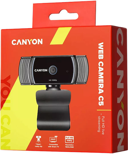 Canyon Web Camera Full HD 1080p με Autofocus CNS-CWC5