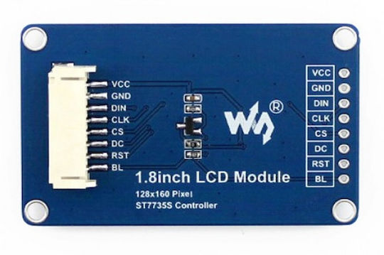 Waveshare Display 1.8" 128x160 LCD Module