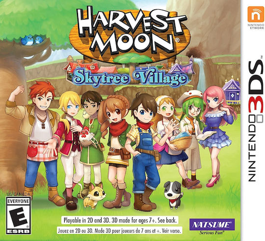 Harvest Moon Skytree Village 3DS Game