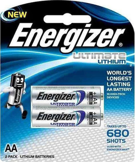 Energizer Ultimate Литиеви Батерии AA 1.5V Мияс Хрене (High Performance) 2бр
