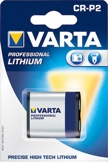 Varta Professional Литиева Батерия CR-P2 6V За Професионални Камери и Електронни Смесители 1бр