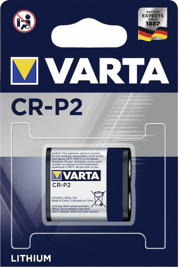 Varta Professional Литиева Батерия CR-P2 6V За Професионални Камери и Електронни Смесители 1бр