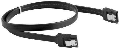 Lanberg 7-Pin SATA III Hard Drive Cable 50cm Black