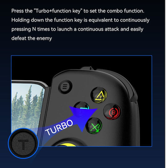 Techsuit BSP-D8 Pro Kabellos Gamepad für Android Weiß