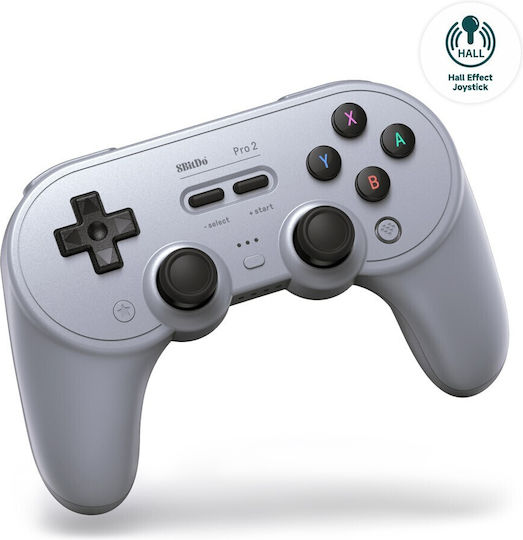 8Bitdo Pro 2 Hall Edition Kabellos Gamepad für Android / PC / Schalter Gray