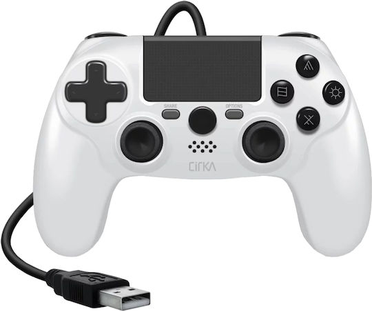 Hyperkin Nuforce Cu fir Gamepad pentru PC / PS4 Alb