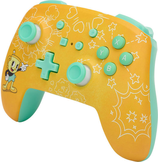 PowerA 1517539-01 Ασύρματο Gamepad για Switch Κίτρινο