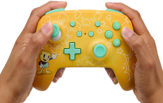 PowerA 1517539-01 Ασύρματο Gamepad για Switch Κίτρινο