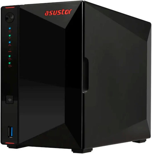Asustor Asustor Nimbustor 2 Gen2 AS5402T NAS με 2 θέσεις για HDD/M.2/SSD και 2 θύρες Ethernet