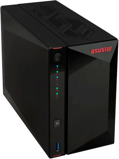 Asustor Asustor Nimbustor 2 Gen2 AS5402T NAS with 2 slots for HDD/M.2/SSD and 2 Ethernet ports