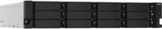 QNap TS-1232PXU-RP-4G NAS Rack με 12 θέσεις για HDD/SSD και 2 θύρες Ethernet