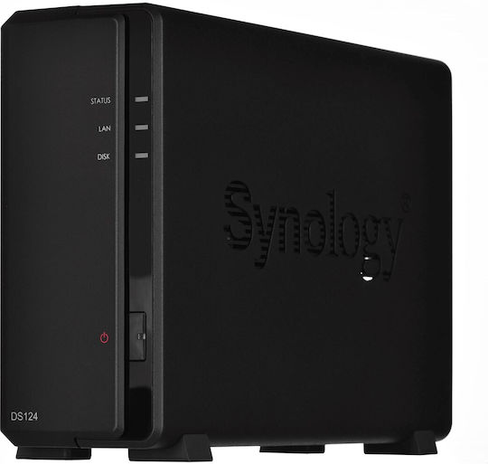 Synology DiskStation DS124 NAS за един HDD/SSD
