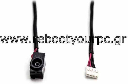 Power Socket with Cable for Samsung NP275E5E, NP300E5E, NP270E5E, NP300E5E-A02, NP300E5E-A02US, NP300E5E-A06ZA, NP300E5E-A04ZA, NP300E5E-A01, NP275E5E-K01, Np300e5e-a01us