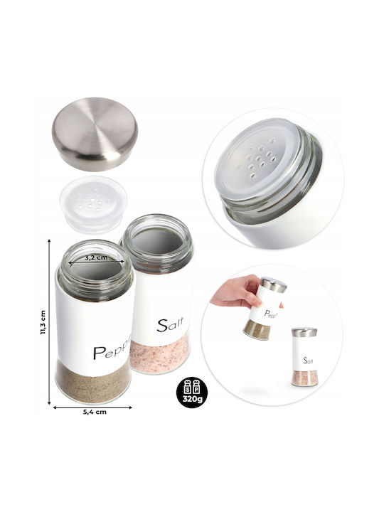 Kadax Salz- und Pfefferset Glas 2Stück