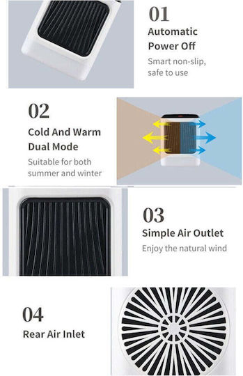 Fan Heater Room Floor 1000W