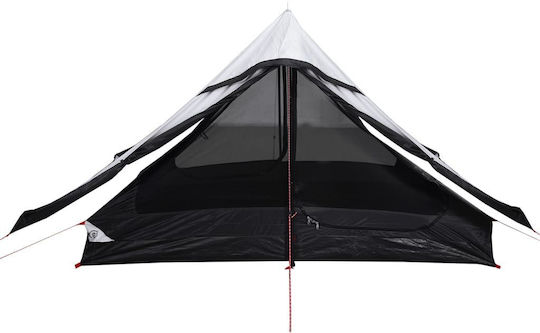 vidaXL Campingzelt Weiß für 2 Personen 225x136x133cm