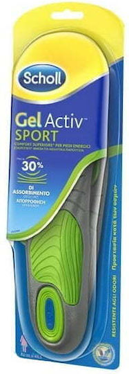 Scholl Gel Activ Sport Ανατομικοί Πάτοι Παπουτσιών Κατά των Οσμών για Γυναίκες 1τμχ