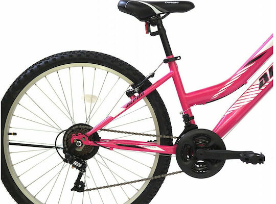 Alpina Alpha 26" 2022 Lady Fuchsia Mountain Bike with 7 Speeds